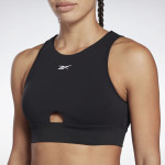 STUDIO BEYOND THE SWEAT CROP TOP - SVARTUR